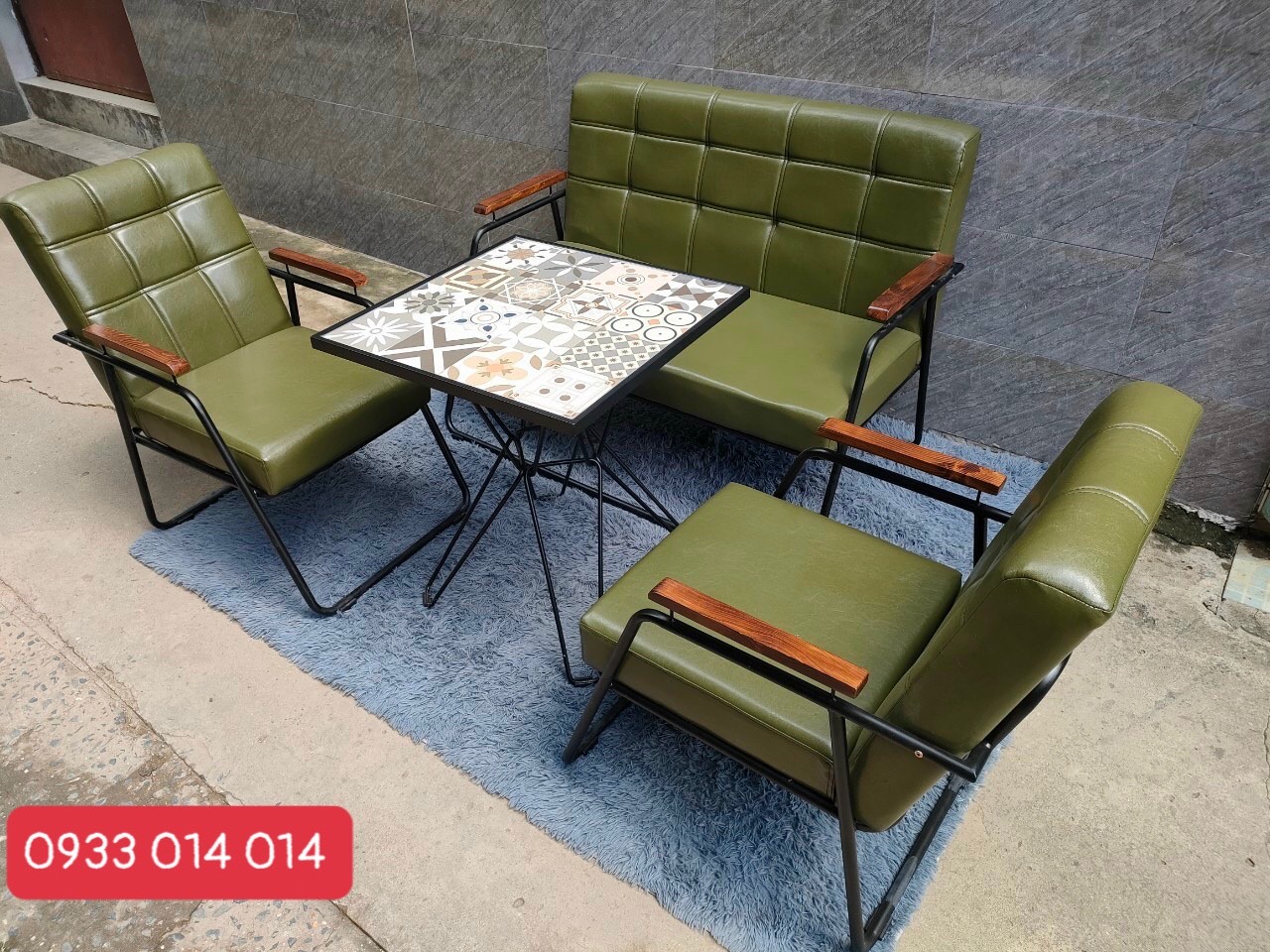Sofa khung sắt bọc niệm PT054