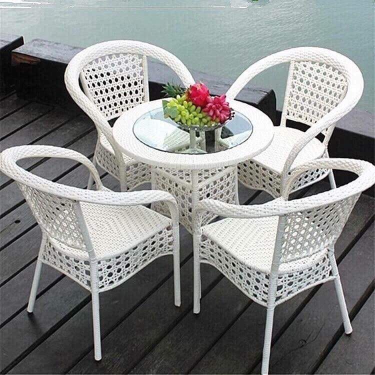 Bộ ghế mây nhật kèm bàn PT07