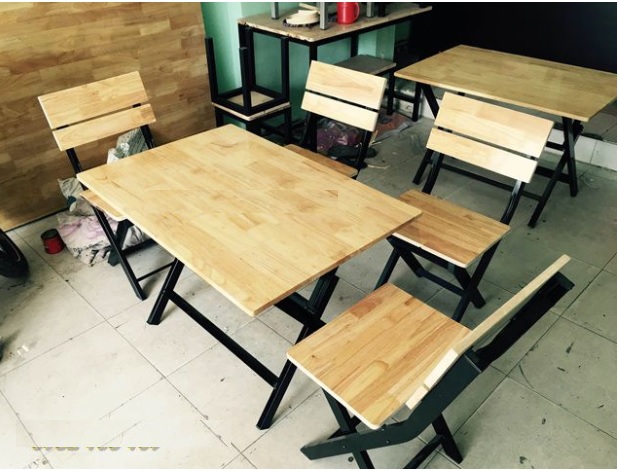 Bộ bàn ghế xếp quán nhậu PT037