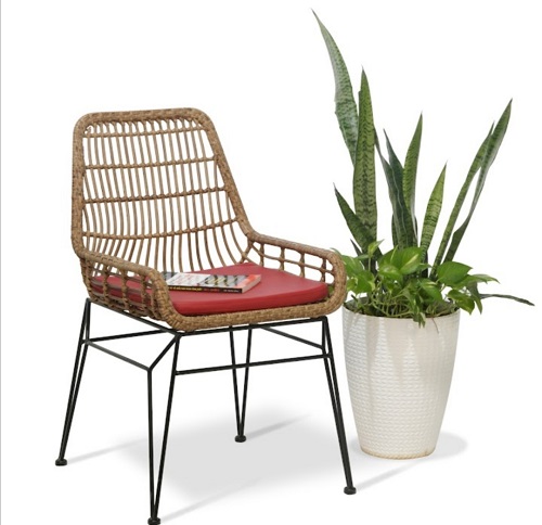 Ghế sắt đan dây PT05