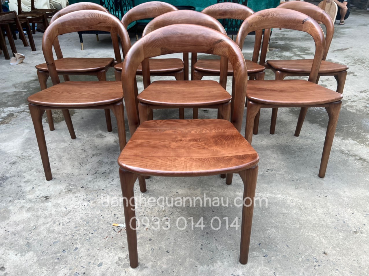 GHẾ GỖ CAFE NEVA KHÔNG TAY