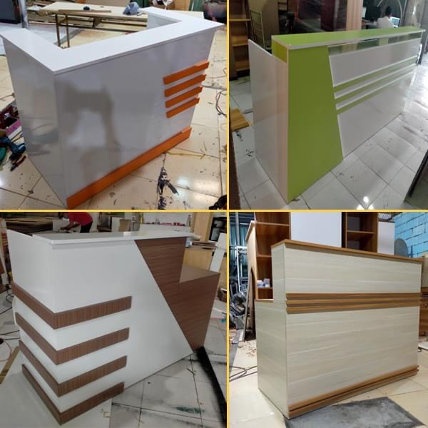 QUẦY LẼ TÂN GỖ MDF  THIẾT KẾ NHỎ GỌN