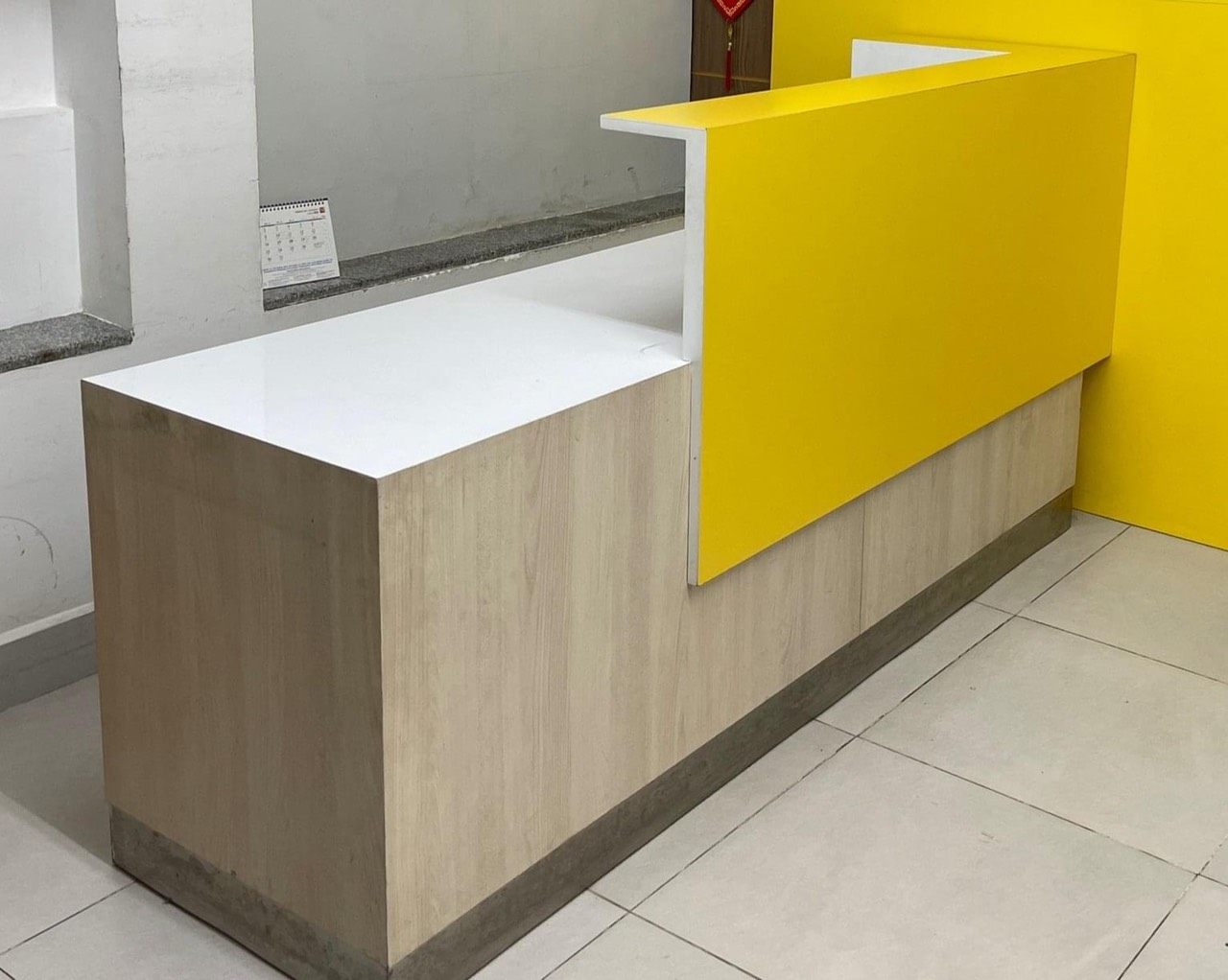 QUẦY LẼ TÂN GỖ MDF  THIẾT KẾ NHỎ GỌN
