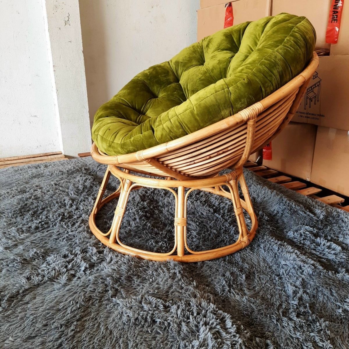 Ghế xoay nệm êm PAPASAN