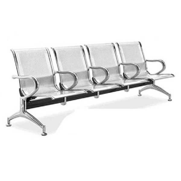 GHẾ BĂNG CHỜ INOX 4 CHỖ PT975